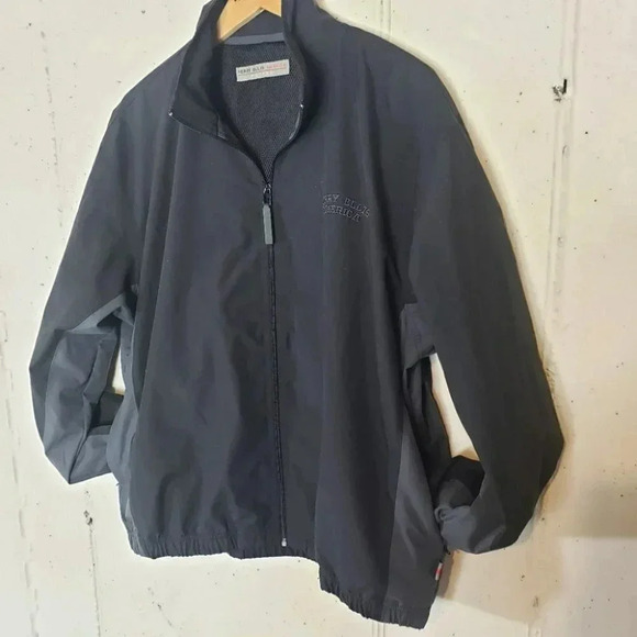 Perry Ellis America active black & gray color block jacket - Picture 3 of 5